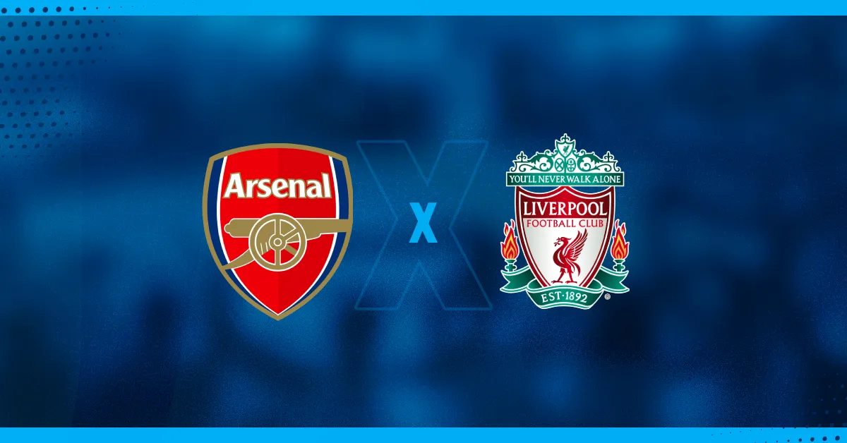 Arsenal x Liverpool jogam pela 9ª rodada da Premier League 2024/25