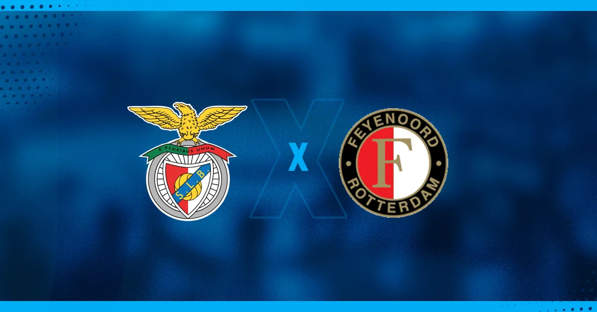 Benfica x Feyenoord se enfrentam pela Champions League