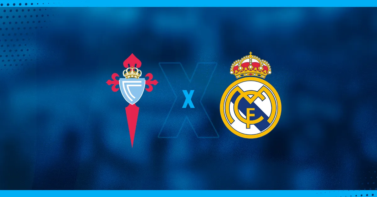 Celta de Vigo x Real Madrid se enfrentam pelo Campeonato Espanhol