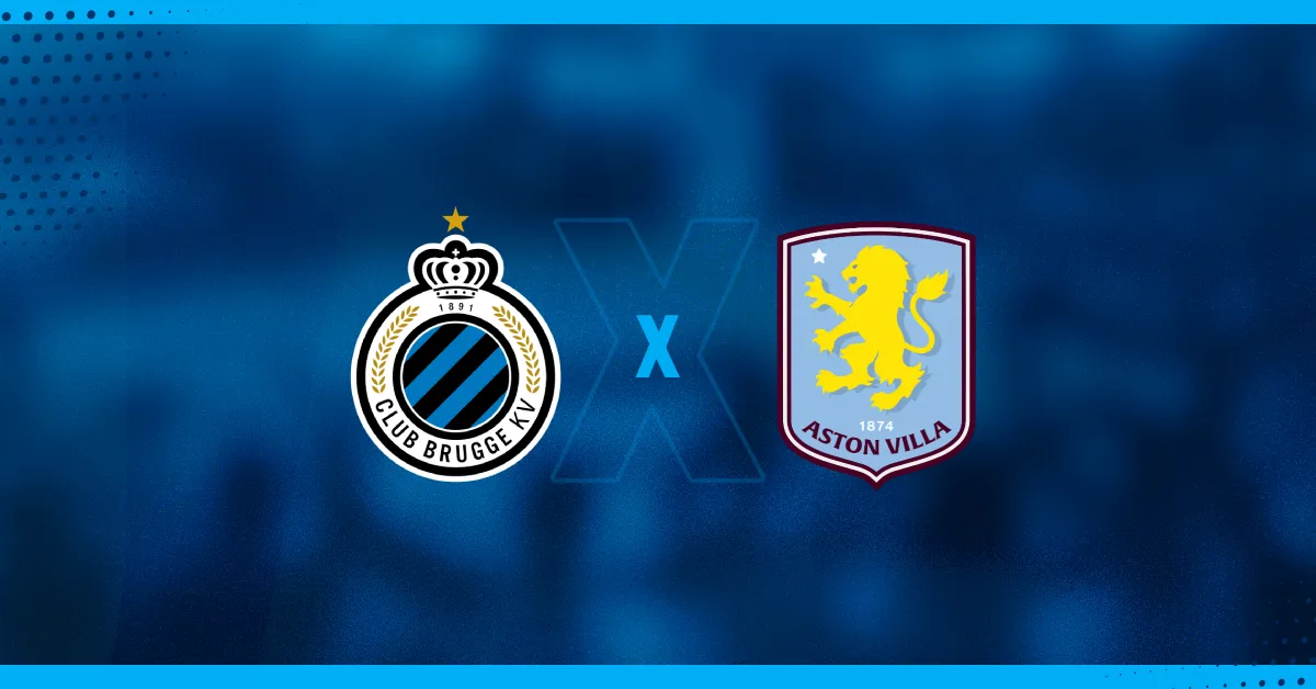 Club Brugge x Aston Villa se enfrentam pela Champions League