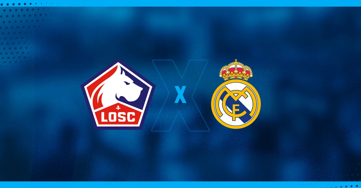 Lille x Real Madrid se enfrentam pela Champions League 2024/25