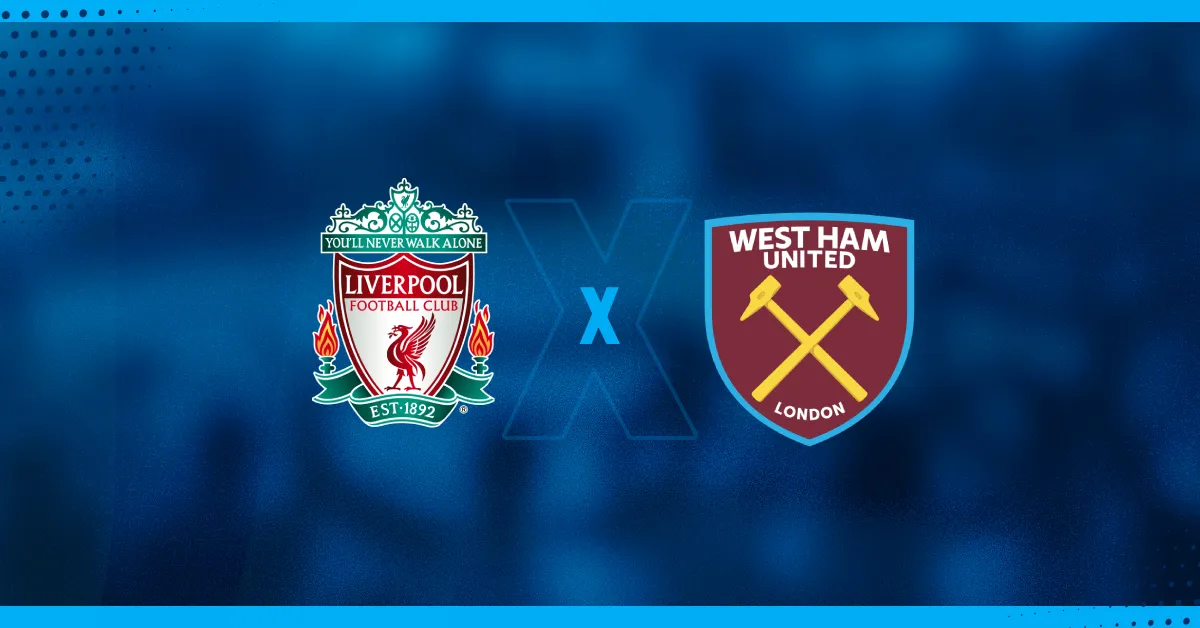 Liverpool x West Ham, válido pela terceira fase da Copa da Liga Inglesa 2024/25