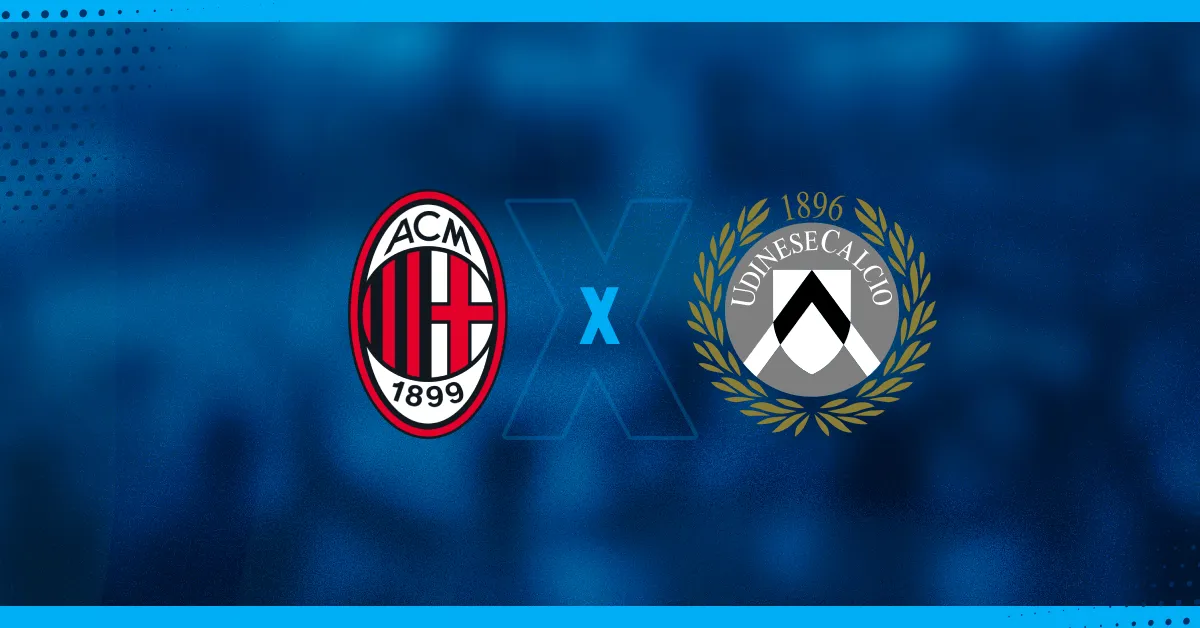 Milan x Udinese se enfrentam pelo Campeonato Italiano