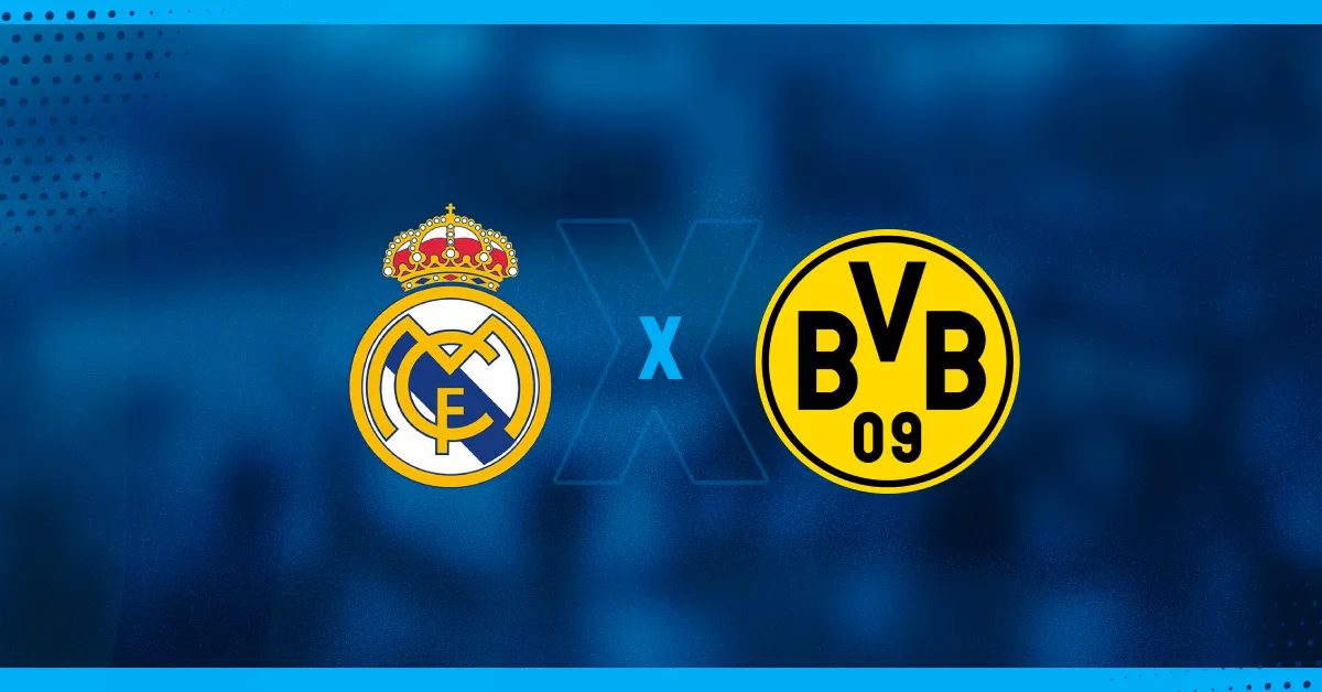 Real Madrid x Borussia Dortmund se enfrentam pela Liga dos campeões