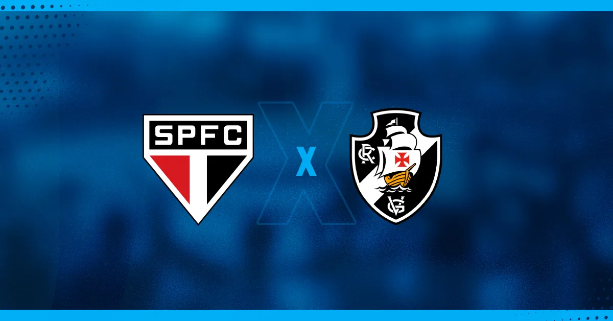 São Paulo x Vasco, pela 30ª rodada do Brasileirão Série A.