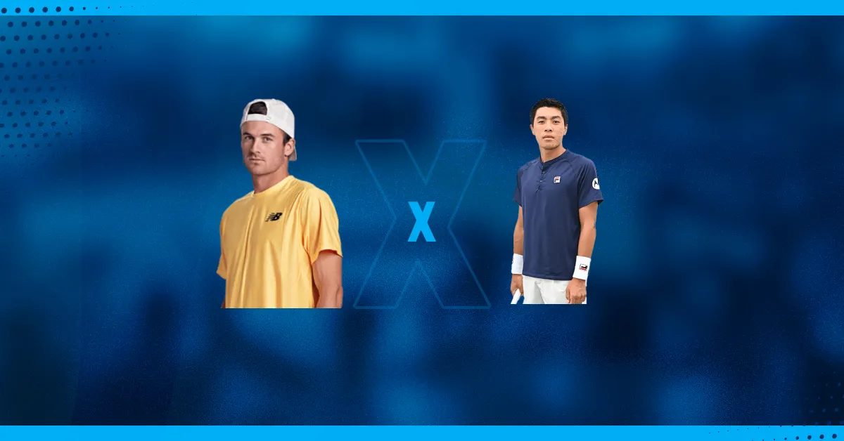 Escudos do Tommy Paul e Brandon Nakashima que jogam pelo ATP 1000 Montreal