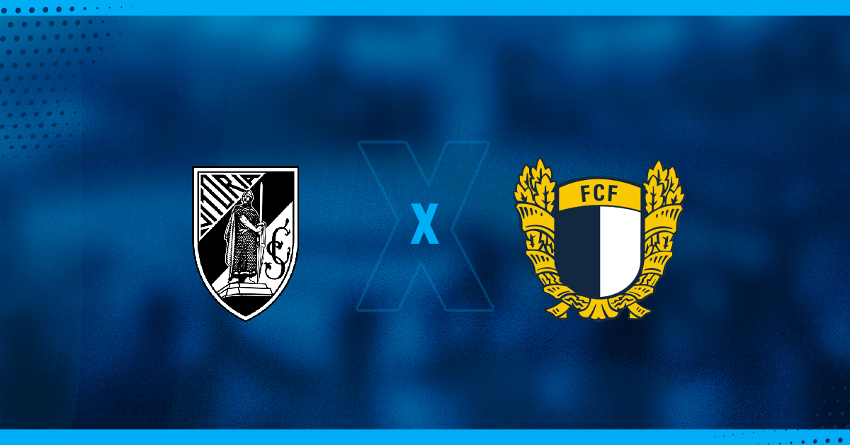 Escudos Vitória de Guimarães x Famalicão que jogam pelo Campeonato Português.