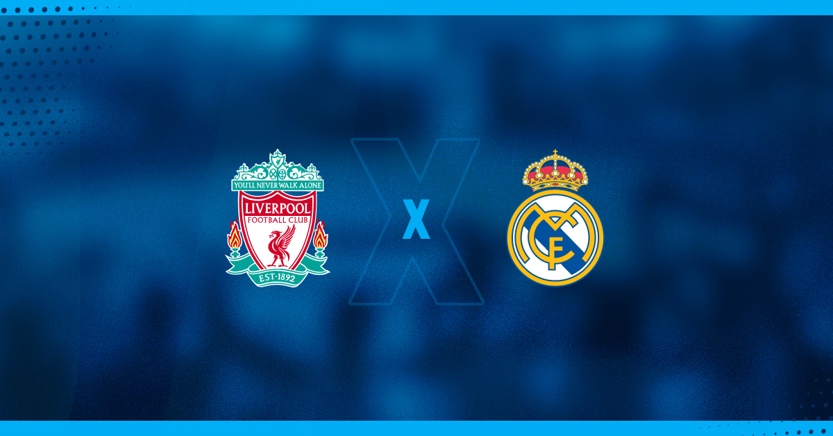 Liverpool x Real Madrid se enfrentam pela Champions League