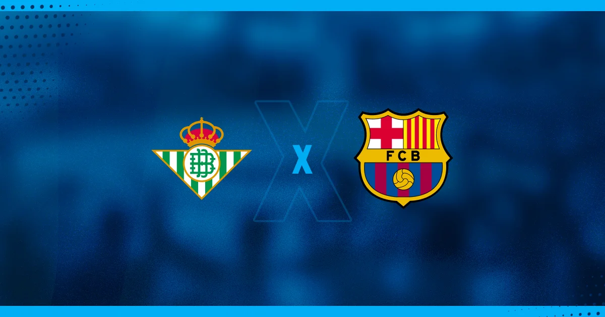 Escudos de Real Betis x Barcelona