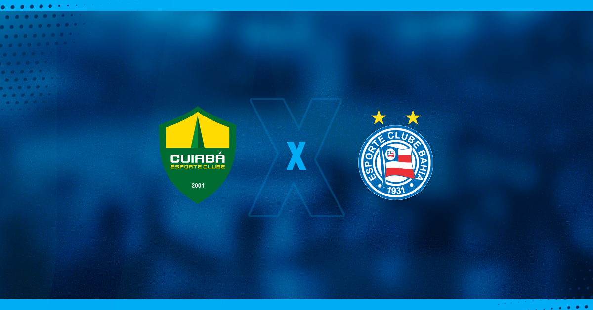 Cuiabá x Bahia se enfrentam pelo Brasileirão Série A