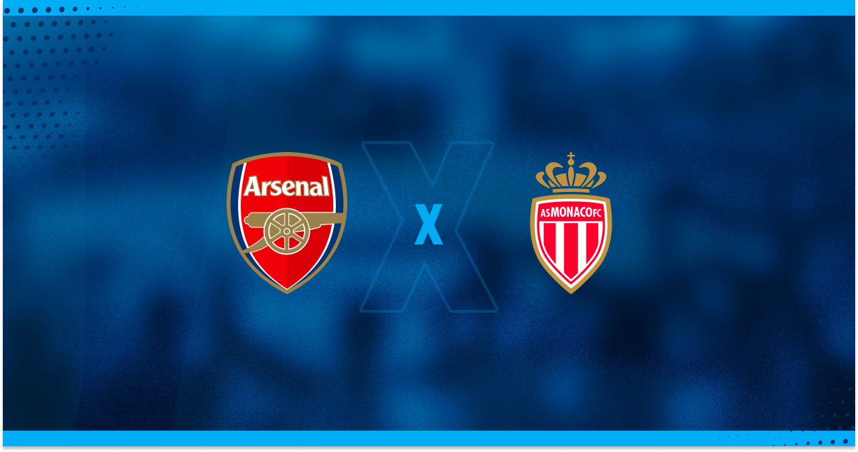 Arsenal x Monaco se enfrentam pela Champions League