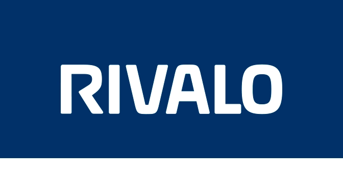 Imagem mostra logomarca da Rivalo
