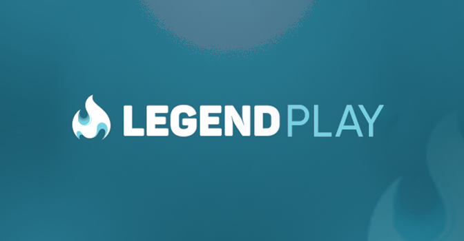 Imagem mostra logomarca da LegendPlay