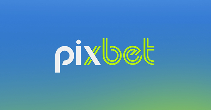 Imagem mostra logomarca da Pixbet