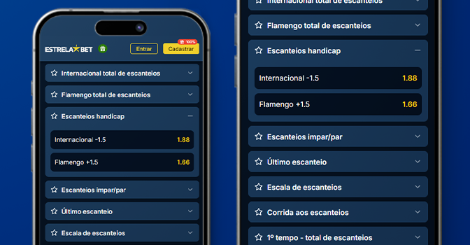 imagem mockup mercado handicap escanteios estrela bet